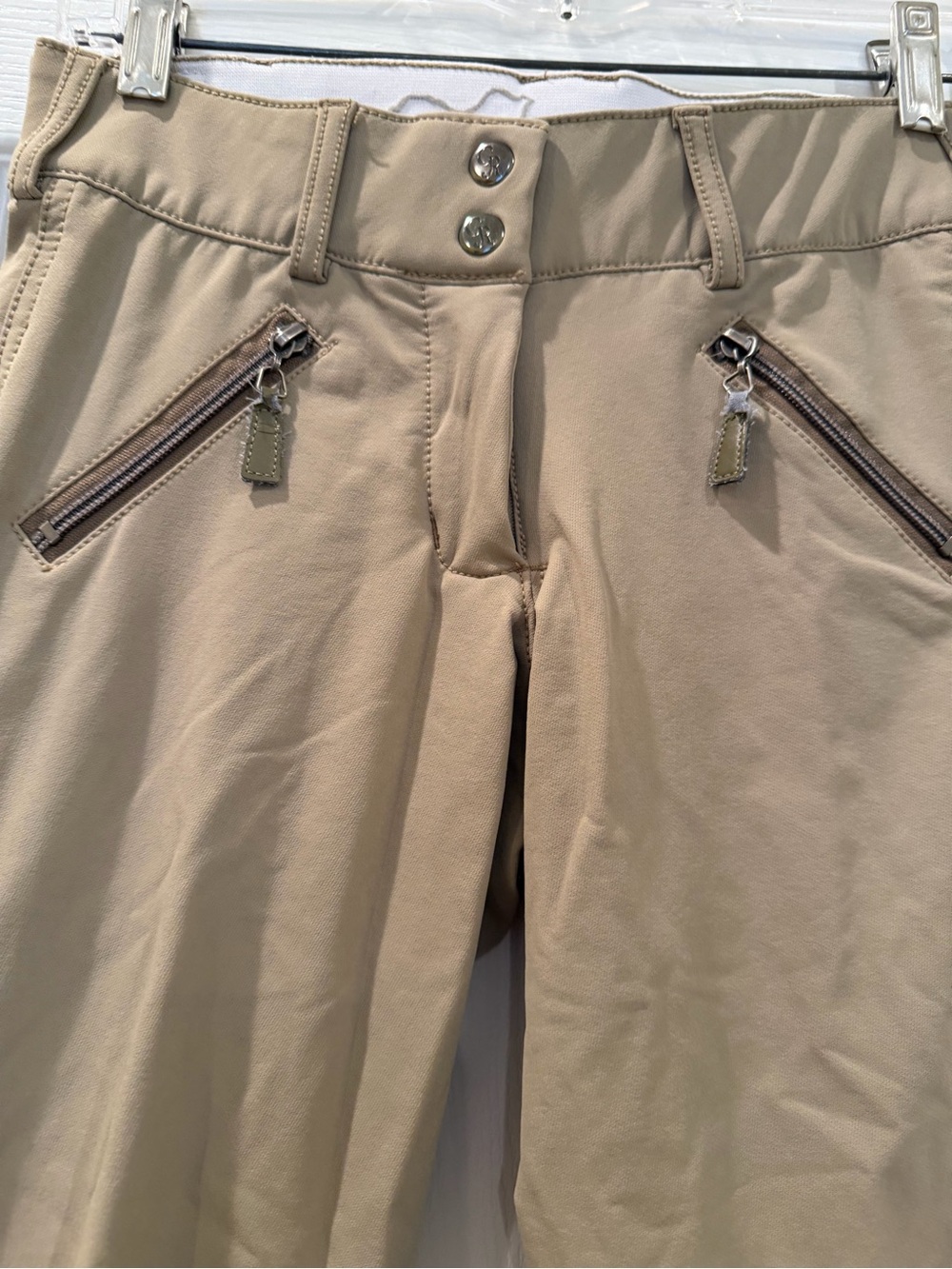 Goode Rider Tan Equestrian-Style Riding Pants - Picture 3 of 5